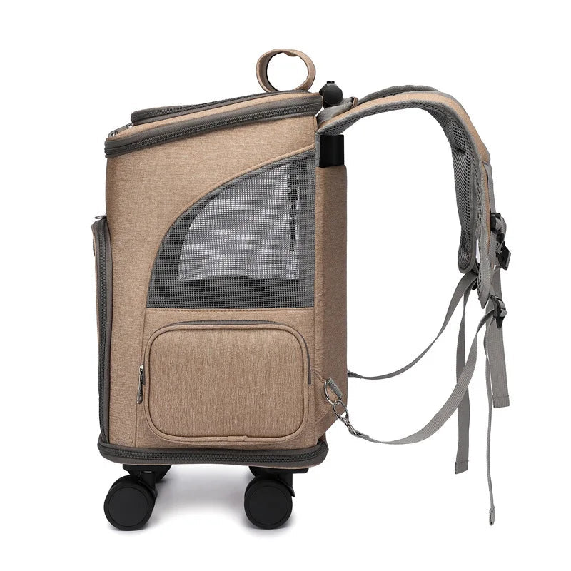Large Capacity Portable Pet Backpack Adjustable Lightweight Breathable