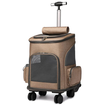 Large Capacity Portable Pet Backpack Adjustable Lightweight Breathable