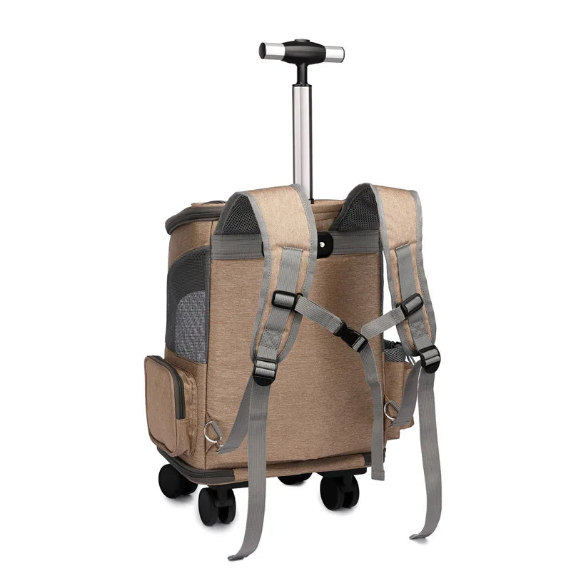 Large Capacity Portable Pet Backpack Adjustable Lightweight Breathable