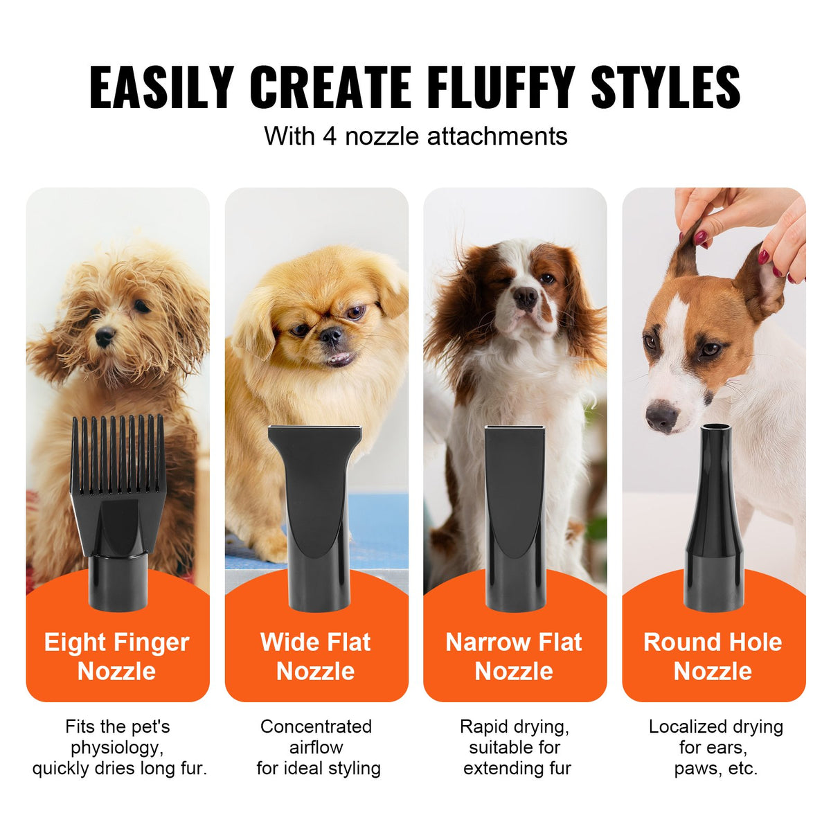 Dog Dryer, 2000W/2.7HP Dog Blow Dryer, Pet Grooming Dryer with