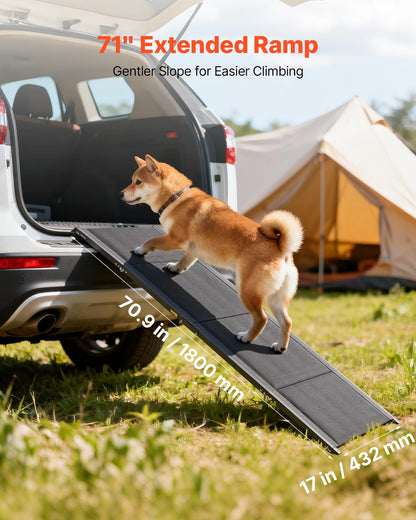 Dog Ramp for Cars, 180 x 43.2 cm, Folding Pet Ramps for Medium & Large